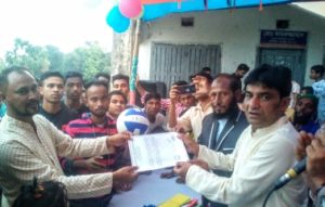 Inauguration of 'Shafiul Karim Shafi Volleyball Tournament' 20 at Muktagachha